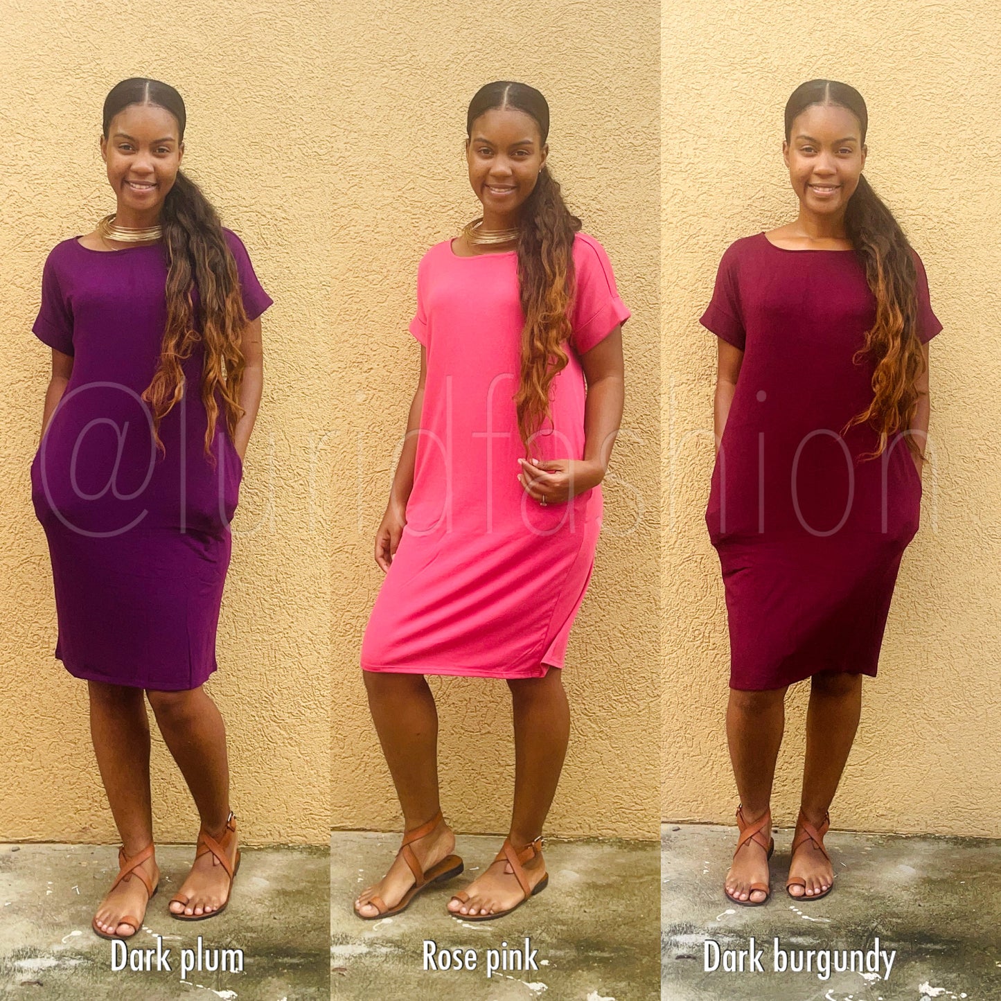 Essential round neck dress