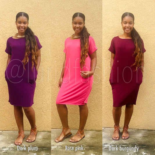 Essential round neck dress